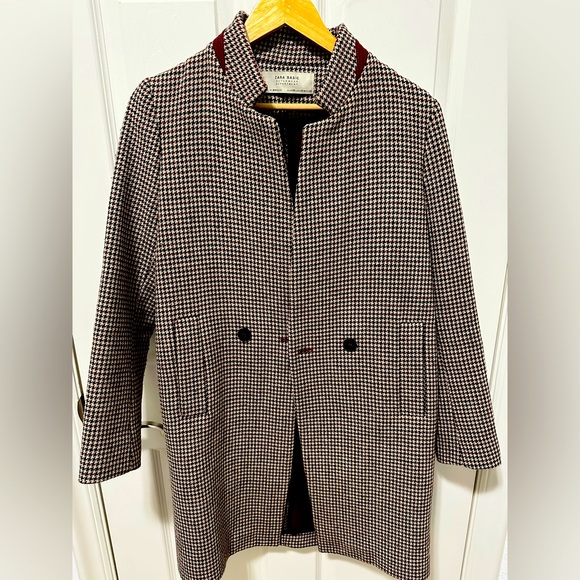 Zara Jackets & Blazers - Zara women’s tailored checkered coat 🇬🇧